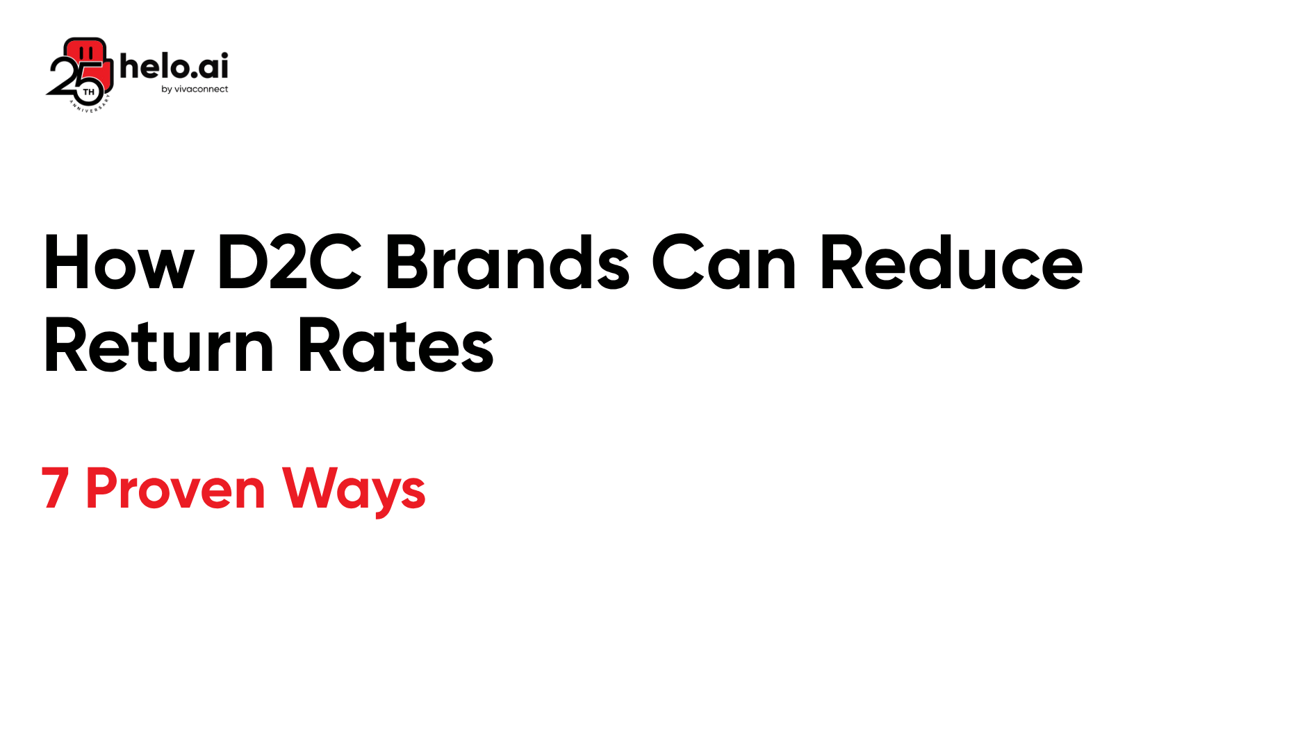 How D2C Brands Can Reduce Return Rates